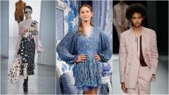 淺藍色、撞色印花 2019春季女裝新潮流