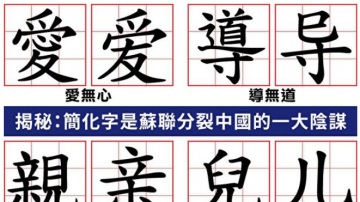 中共簡化漢字 變異傳統文化