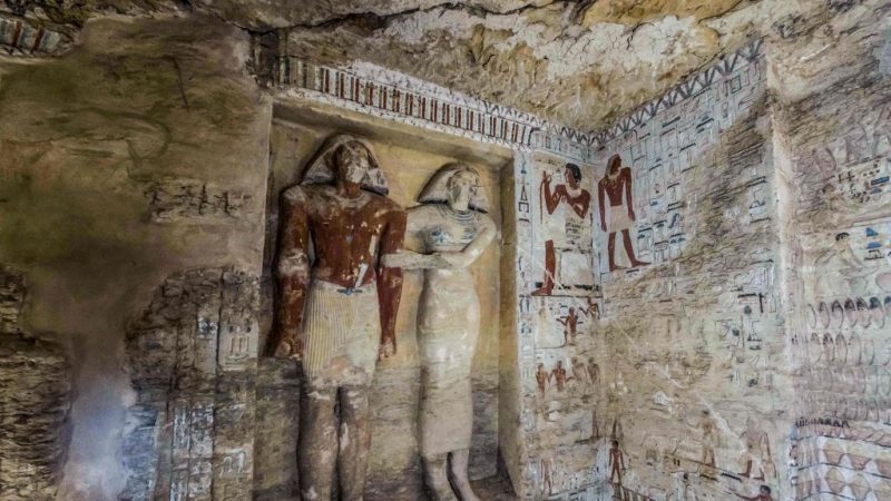隐身山脊保存完好 埃及发现4400年前大祭司古墓