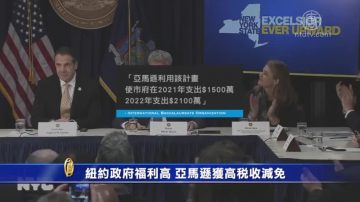 纽约政府福利高 亚马逊获高税收减免