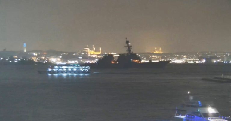 美海軍神盾驅逐艦再駛入黑海 俄軍全程監察