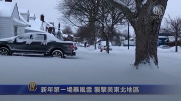 新年第一场暴风雪 袭击美东北地区