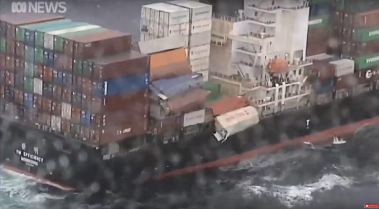 貨輪北海遇大浪 貨櫃掉落荷蘭外海 吸引民眾尋寶