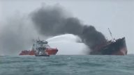 香港海域油轮爆炸 巨响撼动数里已知1死