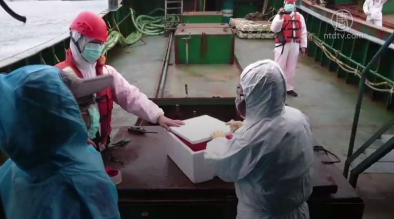 陸船10公斤豬肉闖澎湖 驅離無效強制帶回