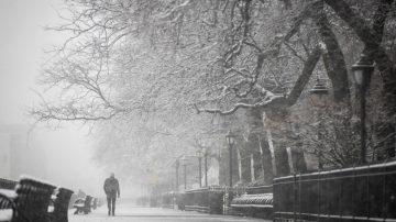 纽约上州迎来降雪 恐持续到周六早上