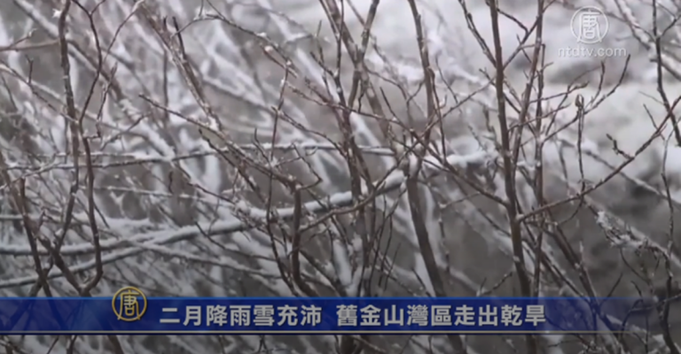 二月降雨雪充沛 舊金山灣區走出乾旱