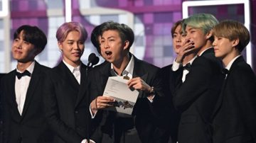 BTS梦想成真担任葛莱美奖颁奖人 K-POP首例