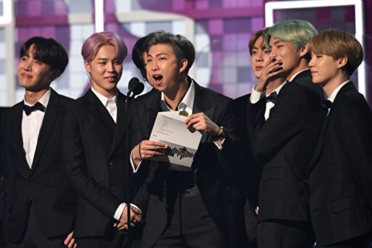 BTS夢想成真擔任葛萊美獎頒獎人 K-POP首例
