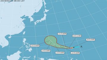 台风蝴蝶形成 周六低温下探12度