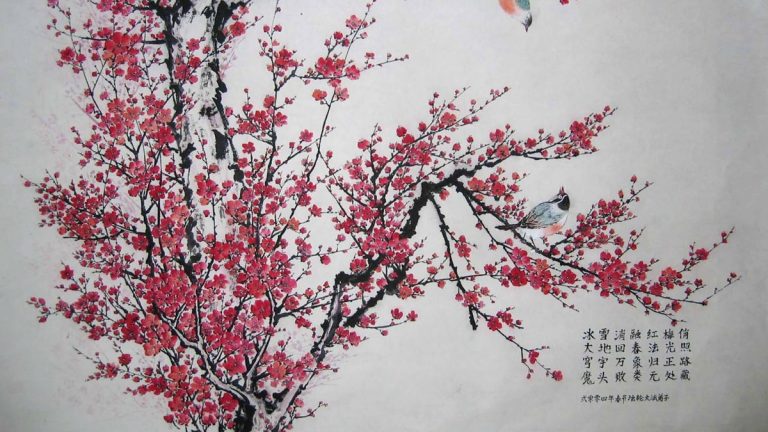 數點梅花天地春