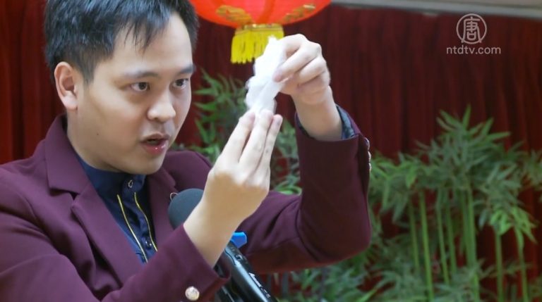 魔術表演為鶴園老人中心帶來歡樂