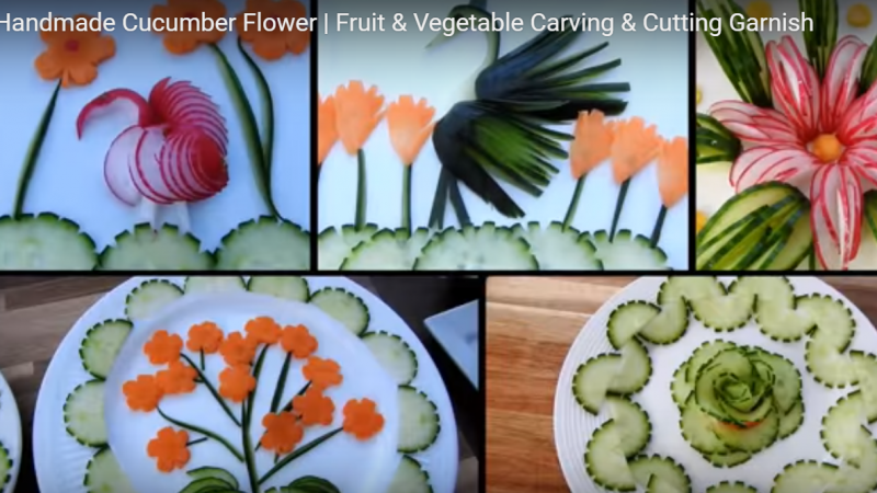 水果蔬菜花式拼盤 簡單又漂亮（視頻）