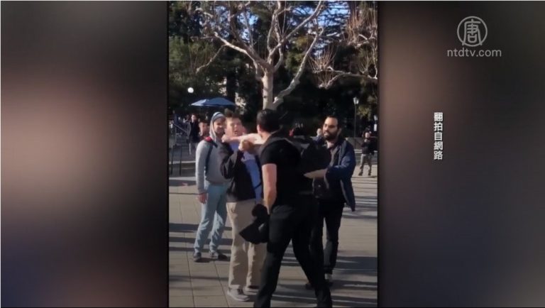 年輕保守派人士加大伯克利遭暴力襲擊