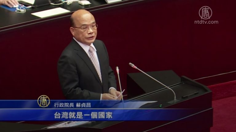 蘇貞昌備詢喊話中共：死豬漂來非心靈溝通