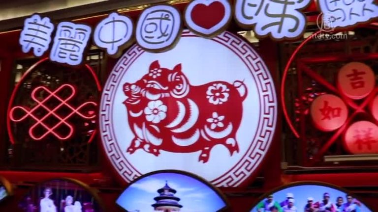 港初一花車巡遊 主題豬仔樣不同