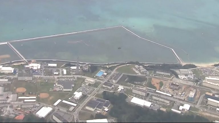 瓦斯罐爆炸 沖繩美軍營區內疑外人入侵