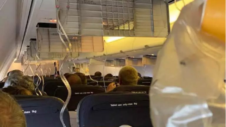 澳航班機空中傳巨響 失壓急降萬呎 迫降墨爾本