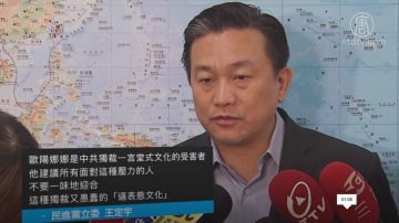 中共懼神韻 打壓歐陽娜娜 立委譴責籲給正能量