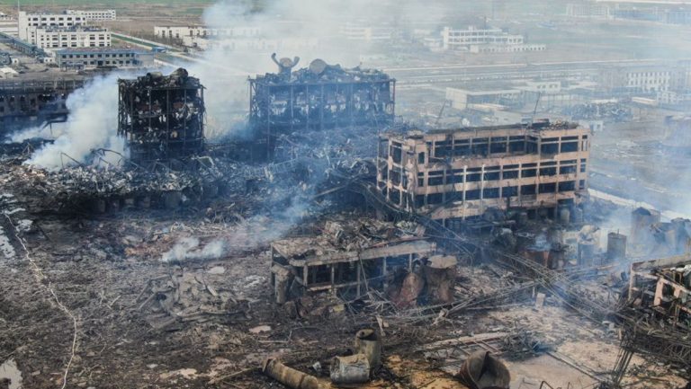 江蘇化工廠爆炸第三天 仍有群眾被困