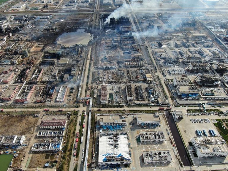 江蘇大爆炸慘烈畫面曝光 監測報告被疑造假