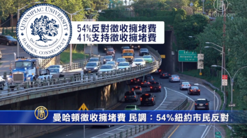 曼哈顿征收拥堵费 民调：54%受访者反对