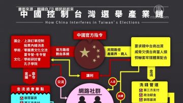 一張圖表看懂：中共控制台灣選舉產業鏈