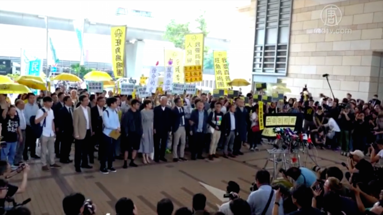 港傘運九子案罪成 籲續爭民主對抗暴政