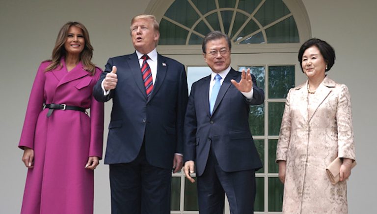 文在寅訪美 會晤川普商討朝鮮無核化