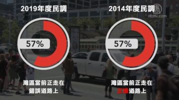 民調：57%選民認為灣區走向錯誤