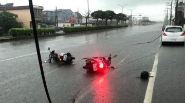 強降雨往南移 台中電線掉落民眾觸電命危