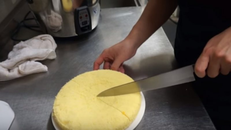 蒸海绵蛋糕 电锅料理 免烤箱（视频）