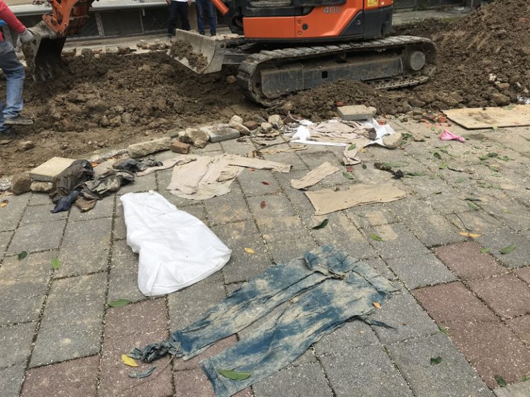 疑不明骨骸驚現北市國中 再開挖找到衣物