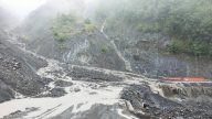 南投山區強降雨 落石淹水阻交通