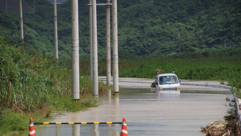 50年一遇強降雨 日本與那國島民眾措手不及