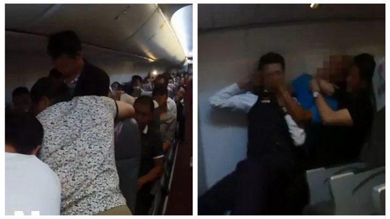 福州航班空中驚魂 男子敲打舷窗狂喊跳傘
