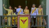 泰王加冕最後一天 王室集體亮相見民眾