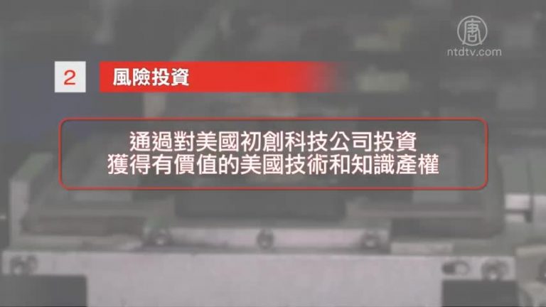 美報告：中共指使企業偷技術 六大手段