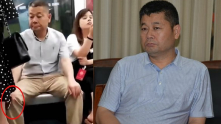 渣男地鐵偷拍女子裙底被抓 新華社官員身份曝光