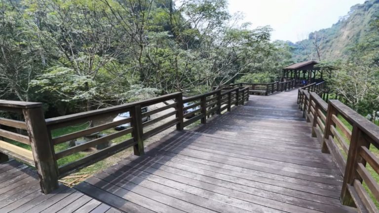 中市青桐林生態園區木棧道坍塌 8傷5送醫