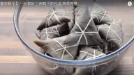 一片粽葉包出蜂蜜涼粽子 好吃受歡迎（視頻）