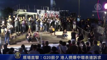 现场直击：G20前夕 港人挤爆中环爱丁堡广场表达诉求