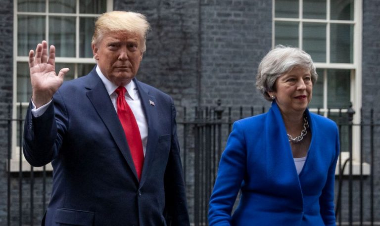 川普會見英首相談及華為 英高官密集表態