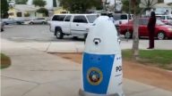 機械戰警啥模樣？南加州警局警察機器人入職（視頻）