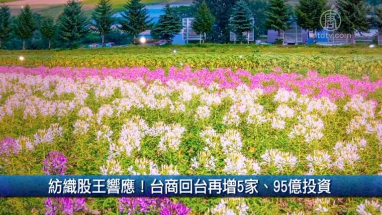 財經100秒：紡織股王響應！台商回台再增5家、95億投資