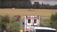 德军用直升机坠毁 飞官1死1伤