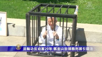 法輪功反迫害20年 舊金山街頭酷刑展引關注