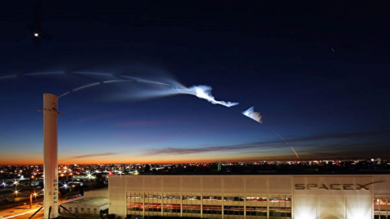 去火星邁出一大步 SpaceX新火箭測試成功