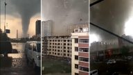 龍捲風襲遼寧 近200死傷 市民:磚頭在天上飄