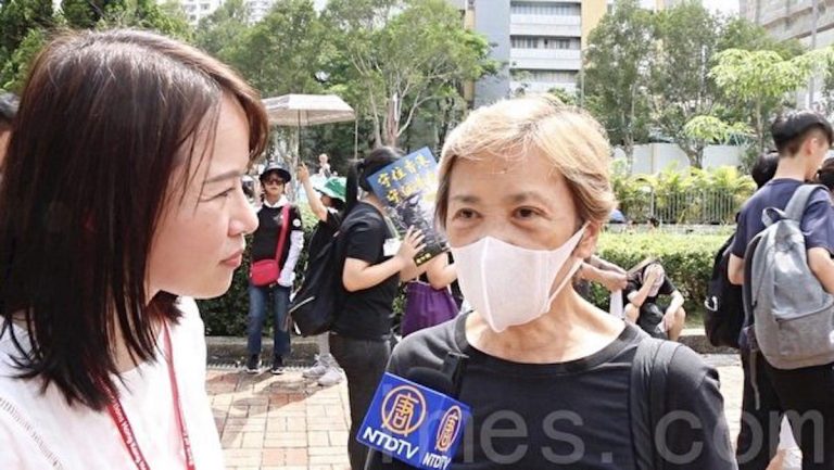 逾11.5萬香港沙田遊行 影后葉德嫻再上街